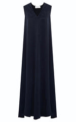 Beatrice B Flowy  Cupro Navy Dress