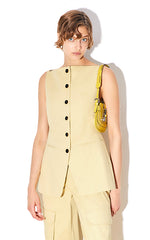 Beatrice B Hi Vest in Pear