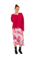 Coster Copenhagen CC Heart Floral Skirt Pinks