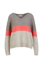 Coster Copenhagen Stripe Knit V Neck