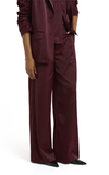 Gestuz Blood Red Satin Pants