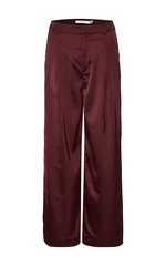 Gestuz Blood Red Satin Pants