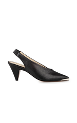 Ivy Lee Shane Pumps in Black Nappa