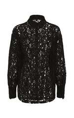 Kaffe Anelly Black Lace Shirt