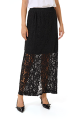 Kaffe Black Lace Skirt