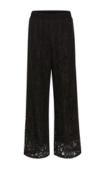 Kaffe Lace Pants Black