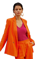 La Petite Etoile Blazer in Orange