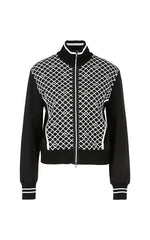 Marccain Black & White Zip Jacket