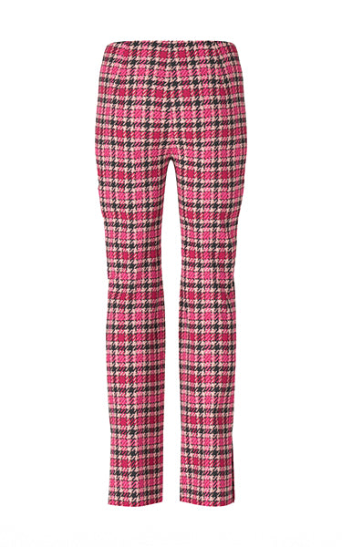 Marccain Check Pants in Dragonfruit