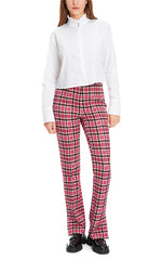 Marccain Check Pants in Dragonfruit