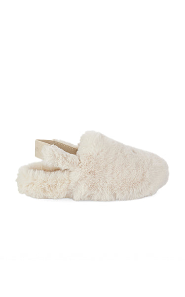 Marccain Furry Slip On Shoes Cream