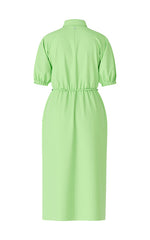 Marccain Linen Shirtdress in Beautiful Green