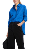 Marccain Oversized Blue Shirt