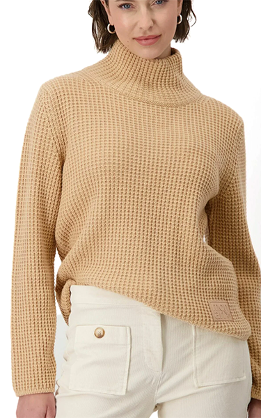 Monari Peach Hi Knit