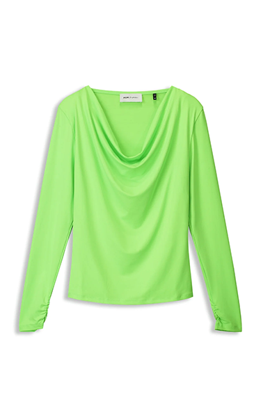 POM Amsterdam Vibrant Green Top