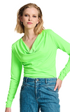 POM Amsterdam Vibrant Green Top