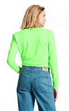 POM Amsterdam Vibrant Green Top