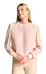 Rich & Royal Mat Mix Blouse Rose