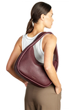 Saben Hana Shoulder Bag Merlot Bubble