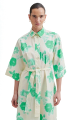 Second Female Green Print Maxi Dress