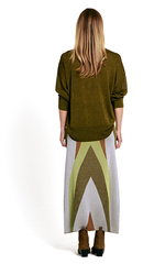 Valerie Khalfon Green Jenah Skirt