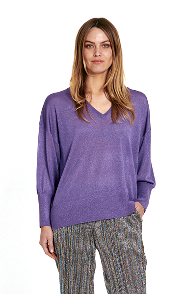 Valerie Khalfon Pablo Sweater in Mauve