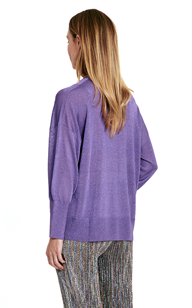 Valerie Khalfon Pablo Sweater in Mauve